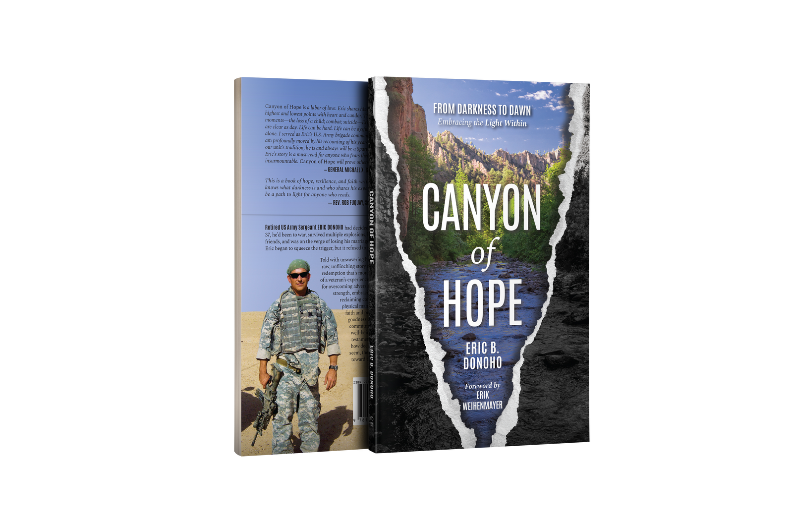 Autographed Copy - Canyon of Hope: From Darkness to Dawn; Embracing the Light Within