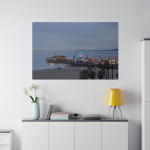 Seaside Nightlife Canvas Print