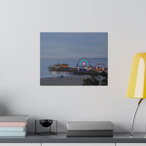 Seaside Nightlife Canvas Print