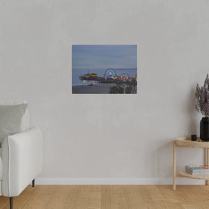 Seaside Nightlife Canvas Print