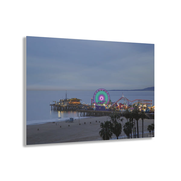 Seaside Nightlife Acrylic Print