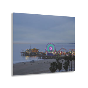 Seaside Nightlife Acrylic Print